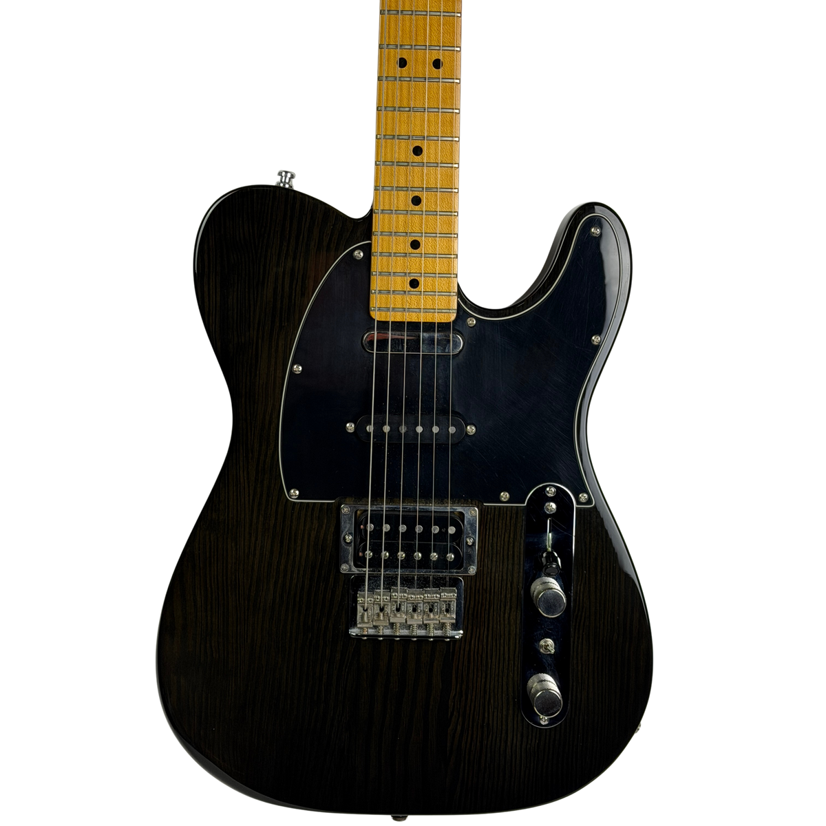 Fender Modern Player Telecaster Plus, Maple Fingerboard, Charcoal Transparent (Pre-Owned)