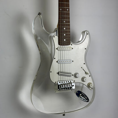 Infinity Plexi Transparent Strat-Style Electric Guitar (Pre-Owned)
