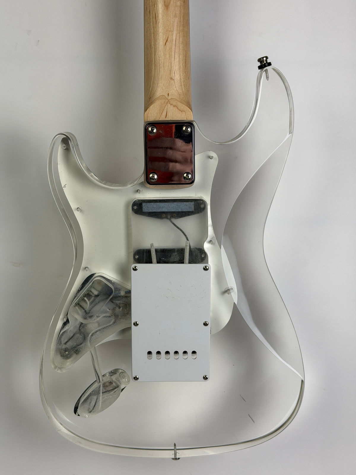 Infinity Plexi Transparent Strat-Style Electric Guitar (Pre-Owned)