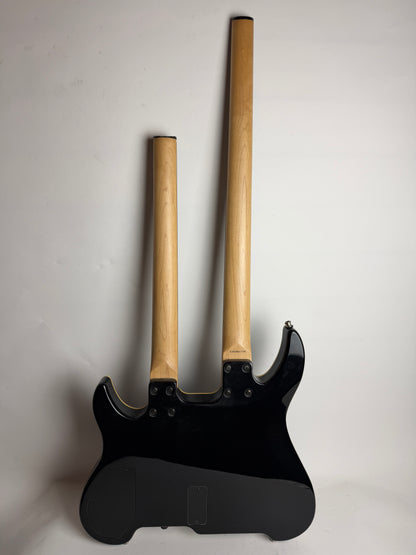 Spirit by Steinberger Double Neck, Guitar and Bass, Black (Pre-Owned)