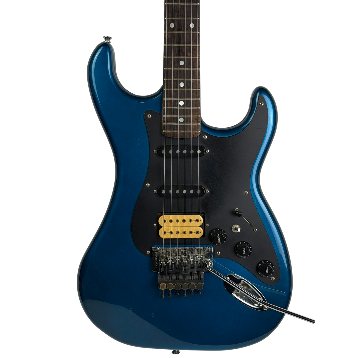 Kramer Focus 3000 HSS (1980s), Metallic Blue, Made in Japan (Pre-Owned)
