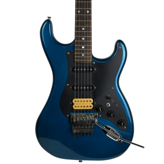 Kramer Focus 3000 HSS (1980s), Metallic Blue, Made in Japan (Pre-Owned)