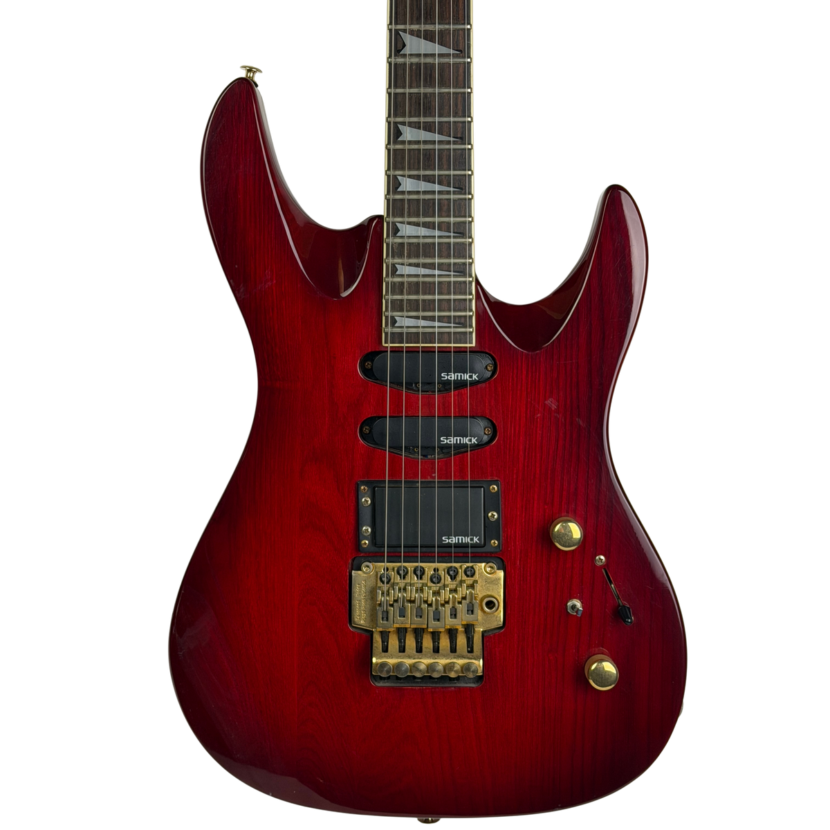 Samick YR660 Super Strat, Trans Red (Pre-Owned)