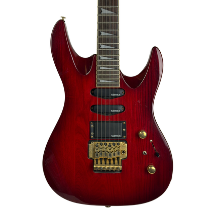 Samick YR660 Super Strat, Trans Red (Pre-Owned)