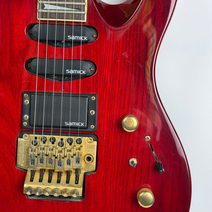Samick YR660 Super Strat, Trans Red (Pre-Owned)