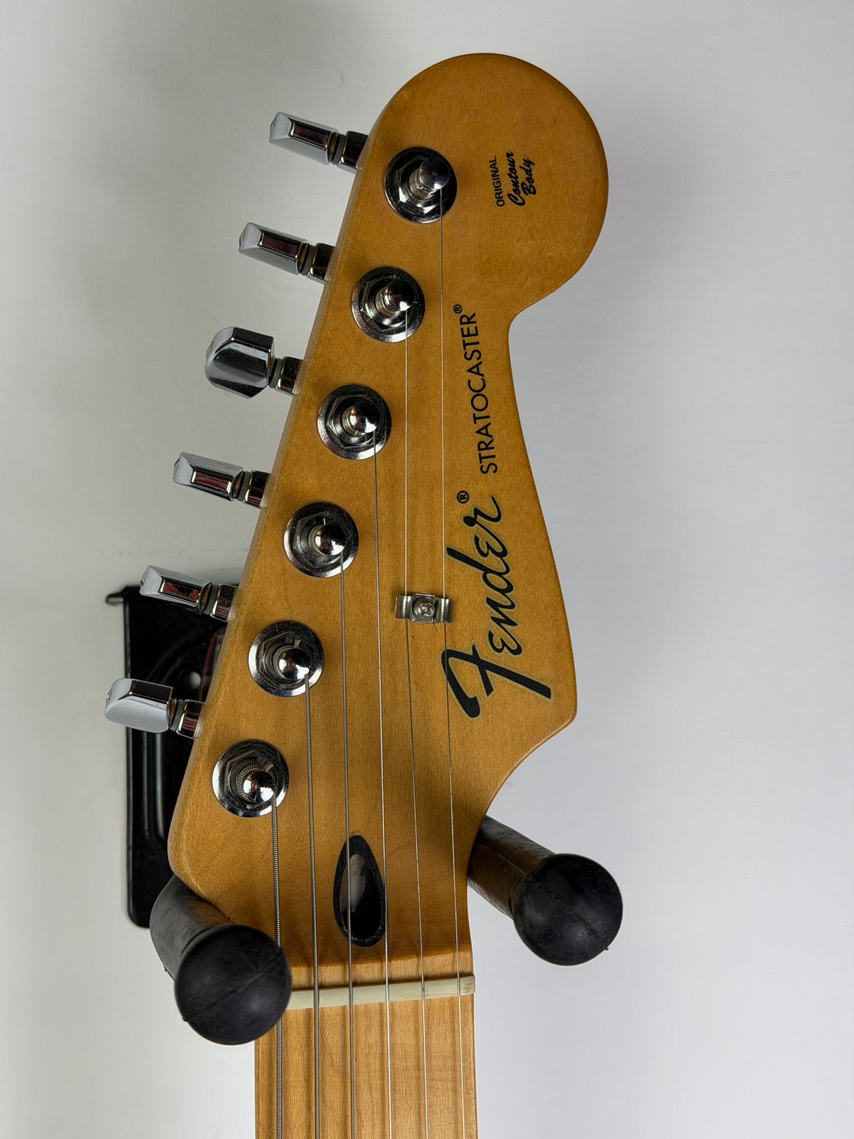 Fender Standard Stratocaster, Tinted MN, 2008, Black (Pre-Owned)