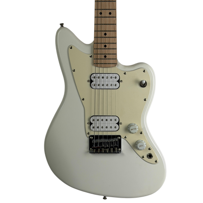 Squier Mini Jazzmaster HH Olympic White Short Scale Electric Guitar (Pre-Owned)