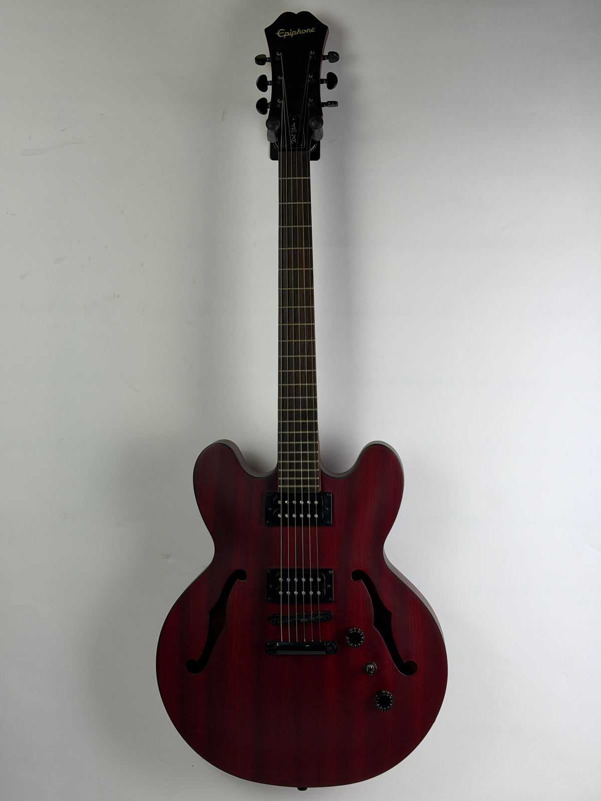 Epiphone Dot Studio Semi-Hollow Electric Guitar Worn Cherry (Pre-Owned)