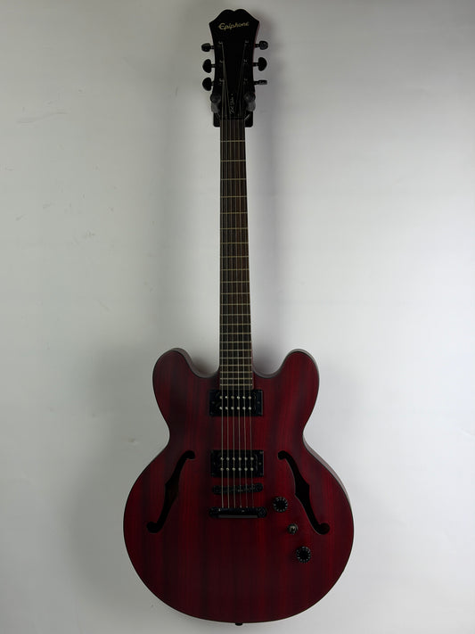 Epiphone Dot Studio Semi-Hollow Electric Guitar Worn Cherry (Pre-Owned)