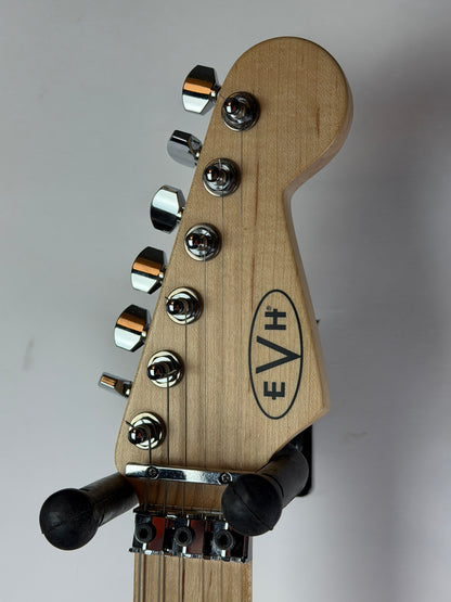 EVH Striped Series Red, Black & White Electric Guitar, Made in Mexico (Pre-Owned)