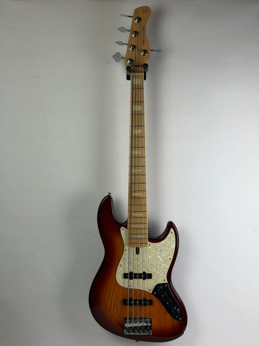 Sire Marcus Miller V7 5-String J-Bass, Sunburst, 1st Generation (Pre-Owned)