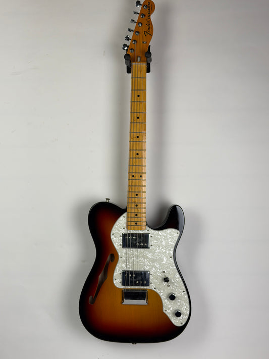 Fender American Vintage II 1972 Telecaster Thinline, Maple Fingerboard, 3-Color Sunburst (Pre-Owned)