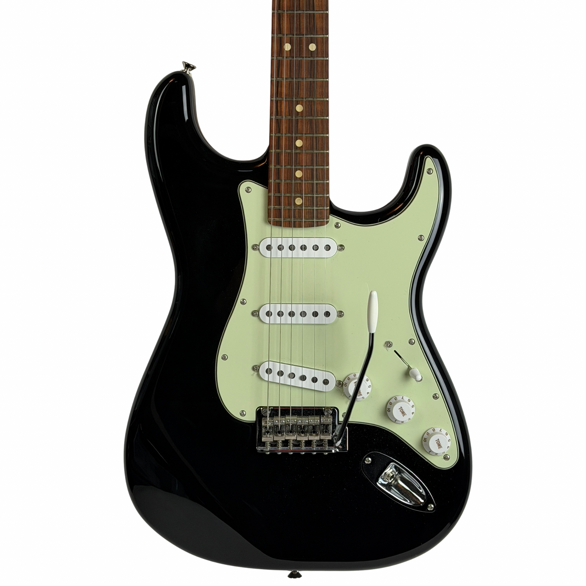 Fender Limited Edition Player Stratocaster, Roasted Maple Neck, Pau Ferro Fingerboard, Black (Pre-Owned)
